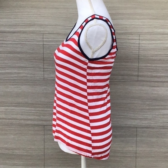 Red, white and blue Striped tank top - Picture 5 of 10
